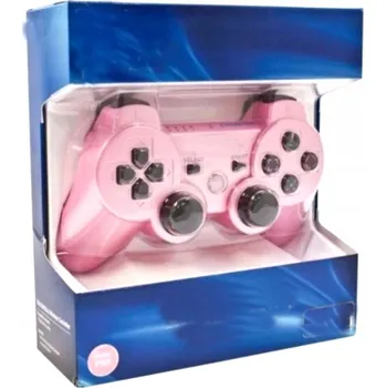 Gamepad Bezdrátový ovladač pro PS4 Elektron růžový