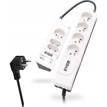 Přepěťová ochrana Přepěťová ochrana Ever 3 m 7 zásuvek