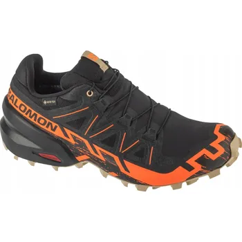 Pánská běžecká obuv SALOMON SPEEDCROSS 6 GTX -46 2/3- Pánské běžecké boty - Černé, textilní