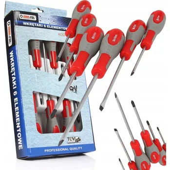 Vrták Sada šroubováků MAR-POL M61001 CRV, 6 kusů