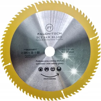 Pilový kotouč PILOVÝ KOTOUČ NA DŘEVO 305x30x80T S VIDIOVÝMI ZUBY PROFI