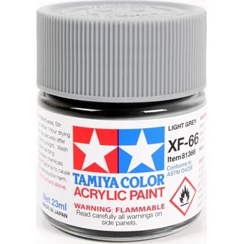 Modelářská barva MODELÁŘSKÁ BARVA AKRYLOVÁ ŠEDÁ MATNÁ TAMIYA 23ml XF-65 FIELD GREY (MATNÁ)