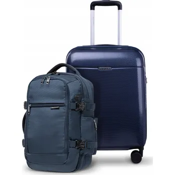 Kabinový Kufr PC + Batoh do letadla Easypack Sada Dárek