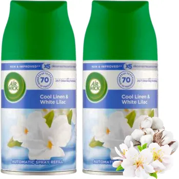 Osvěžovač vzduchu AIR WICK NÁPLŇ BAVLNA A KVĚT MANDLONĚ 250ml 2ks