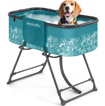 Kojenecká hygiena SKLÁDACÍ VANA PRO PSY NA MYTÍ PSŮ VANIČKA NA KOUPÁNÍ SERENELIFE