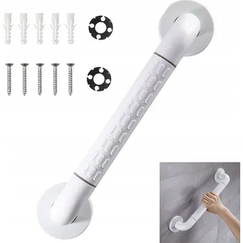 Madlo do koupelny KOUPELNOVÉ DRŽADLO MADLO PROTI SKLUZU 35CM BÍLÉ - MONTÁŽ SVÉPOMOCÍ