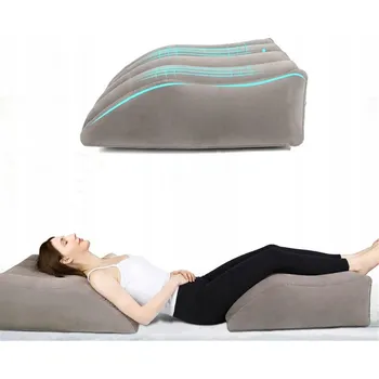 Polštář POLŠTÁŘ POLŠTÁŘ NA SPANÍ – NAFUKOVACÍ POLŠTÁŘ ZVEDAJÍCÍ NOHY K OTOKŮM