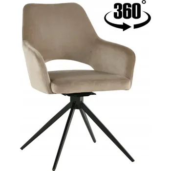 Židle ExitoDesign velur béžová 1 ks