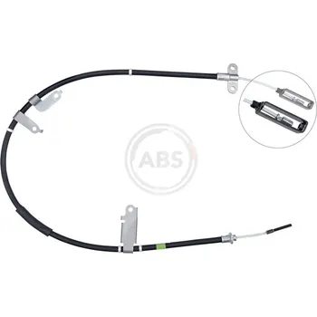 Lanko parkovací brzdy Lanko ruční brzdy A.B.S. K19091