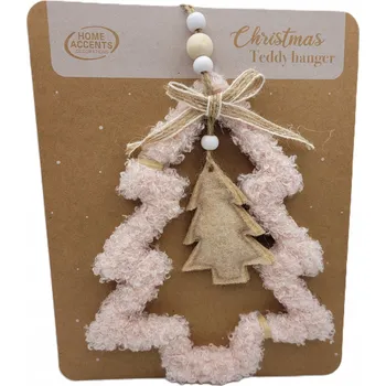 Vánoční dekorace Vánoční ozdoba na stromeček "Bílý stromeček"