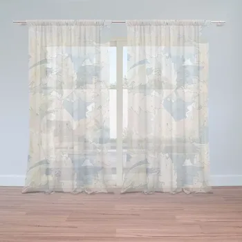 Záclona Sablio Záclony Listí: 2ks 150x250cm
