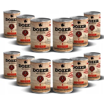 Krmivo pro psa Dozer vlhké krmivo pro psy krůta 12x400g