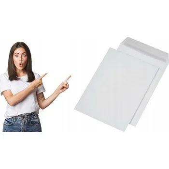 Obálka Obálka bez okénka B4 (250 x 353 mm) bílá 25 ks