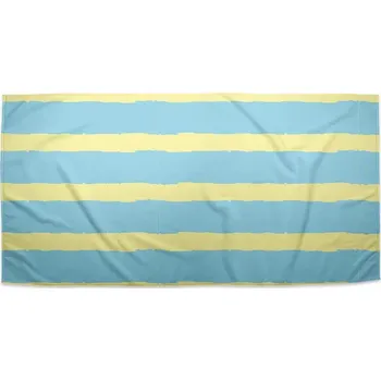 Osuška Sablio Ručník Modrožluté pruhy - 30x50 cm