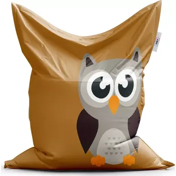 Sedací pytel Sablio Sedací vak Classic Kreslená sova - 200x140 cm