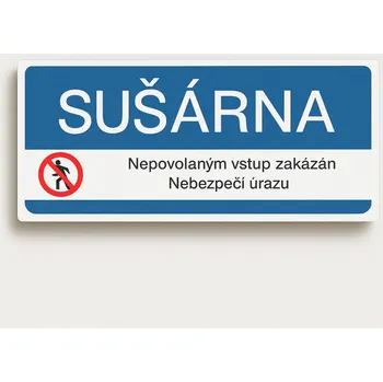 Sušárna Samolepka 190 x 90 mm tl. 0.1 mm - Kód: 10906