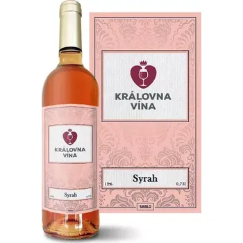 Víno Sablio Růžové víno Královna vína: 0,75 l