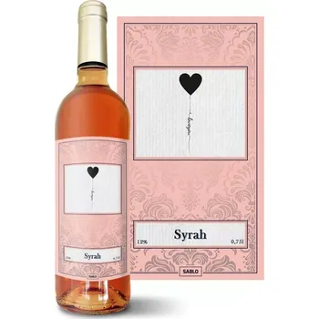 Víno Sablio Růžové víno I love you: 0,75 l