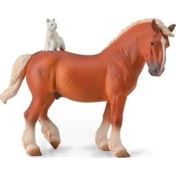 Figurka Tažný kůň s kočkou