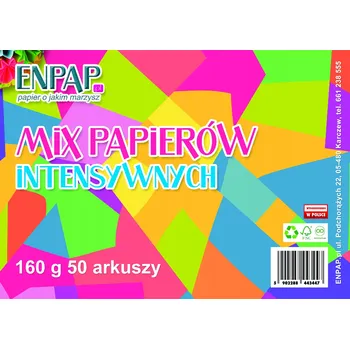 Kancelářský papír KANCELÁŘSKÝ PAPÍR BAREVNÝ 160 G A4 - MIX INTENZIVNÍCH BAREV