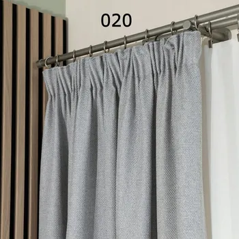 Obraz MOLLY Hotový závěs na pásce, 140x250 cm, světle šedá barva