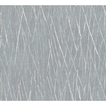 Tapeta Tapeta v dánském stylu, lesklá šedá