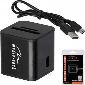 Čtečka paměťových karet Čtečka paměťových karet Media-tech MT5042