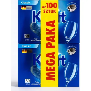 Tableta do myčky KRAFT TABLETY DO MYČKY 2x50 KS CLASSIC KLASICKÉ PRACÍ PROSTŘEDKY NA KAPSLE