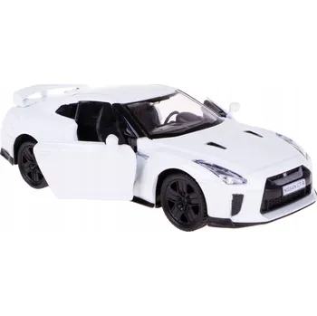 autíčko NISSAN GT-R R35 KOVOVÝ MODEL 1:32/39 RMZ BÍLÝ