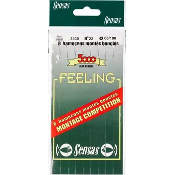 Umělá nástraha Navázaný háček Feeling 3530 Bronze 18cm 8ks - 18/0,08mm