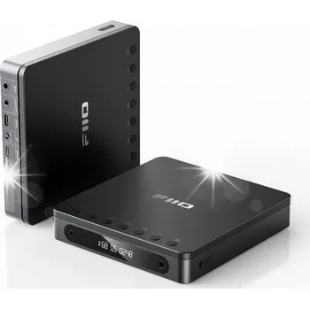 CD přehrávač FiiO DM13 BT Přenosný CD přehrávač s Bluetooth 2xCS43198 | ČERNÝ