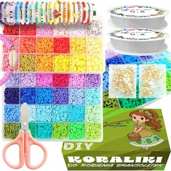 Náramek Korálky na výrobu náramků a bižuterie, písmenka, náramek pro děti