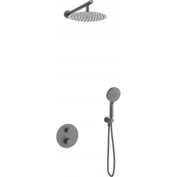 Sprchový set Corsan Sprchový set sprchový set LUGO Z03TGM Termostat Sprchová Hlavice Grafit