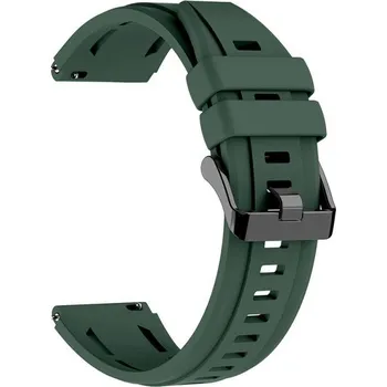 Ostatní příslušenství k chytrým hodinkám VSECHNONAMOBIL 128815 SILICONE Vyměnitelný řemínek pro Huawei Watch Ultimate 2 tmavě zelený