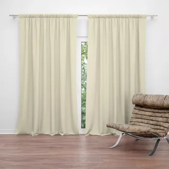 Závěs Sablio Závěs Bílá slonová kost: 2ks 140x250cm