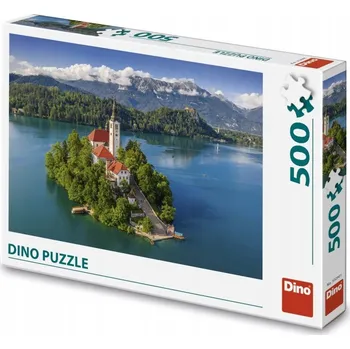 Puzzle Puzzle Dino 500 dílků Jezero Bled DINO Puzzle 500 dílků