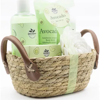 Kosmetická sada BCS KOŠ DÁRKOVÁ SADA KOSMETIKY NA TĚLO DO KOUPELÍ PRO ŽENY VÁNOČNÍ