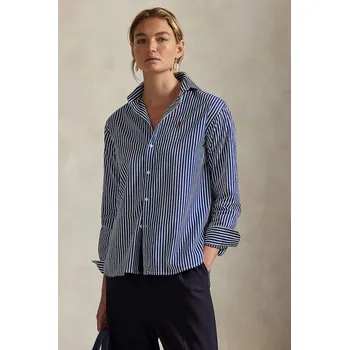 Pánská košile Bavlněná košile Polo Ralph Lauren 211910743 námořnická modř 59B, vel. XXL