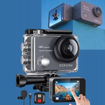 IP kamera SPORTOVNÍ KAMERA 4K WIFI 20MP VODOTĚSNÁ DO 30M ZOOM SADA PŘÍSLUŠENSTVÍ