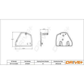 Hydraulický filtr Sada hydraulického filtru, automatická převodovka DRIVE+ DP1110.14.0044