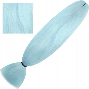 Syntetické vlasy Kanekalon Super Soft, modré, 80 g, 60 cm #BKAF13