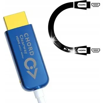 Video kabel HDMI 2.1 AKTIVNÍ OPTICKÝ KABEL 8K60Hz 48Gbps CHORD CLEARWAY HDMI AOC 3m