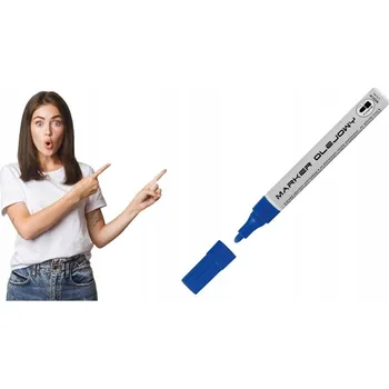 Olejový popisovač modrý Toma 1 ks