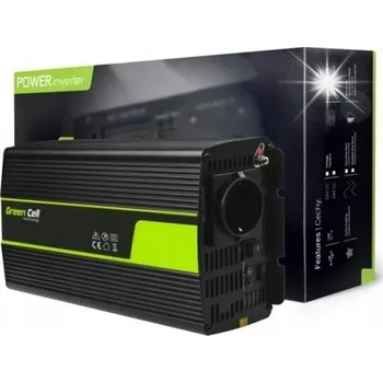 Měnič napětí Green Cell Měnič napětí 12V na 230V, Modifikovaná sinusoida, 1500W
