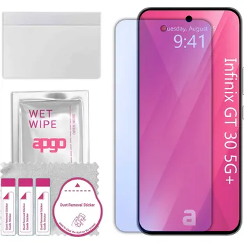 Pouzdro na mobilní telefon Hybridní Sklo 9H pro Infinix GT 30 5G+Plus, alternativa tvrzeného skla, flexi