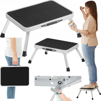 Žebřík Bílá stolička 17,5 cm