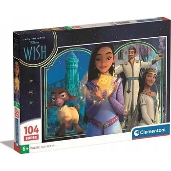 Puzzle PUZZLE 104 SUPER BAREVNÉ PŘÁNÍ, CLEMENTONI