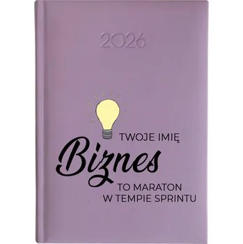 Kalendář Knižní kalendář 2026 A5 FunnyCase fialový