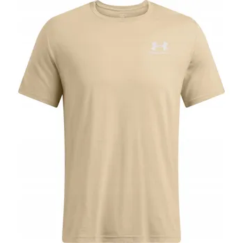 Pánské tričko Pánské tričko s potiskem Under Armour UA M Sportstyle LC SS - béžové