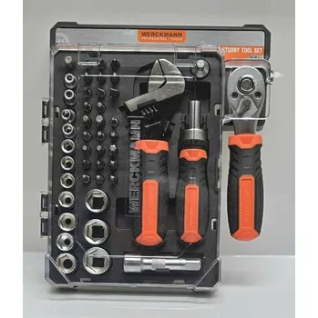 Sada nářadí Sada krátkých klíčů a nástrčných hlavic 46 ks